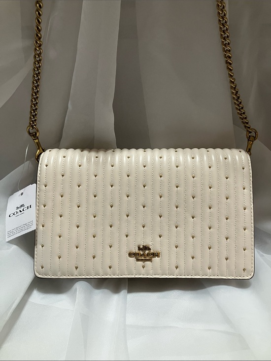 Coach Handbags - Callie Quilted Gold Rivets